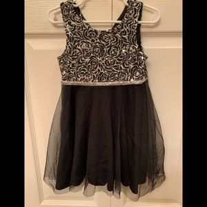 Girls black dress